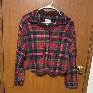 American Eagle Outfitters Multicolor Plaid Shirt
